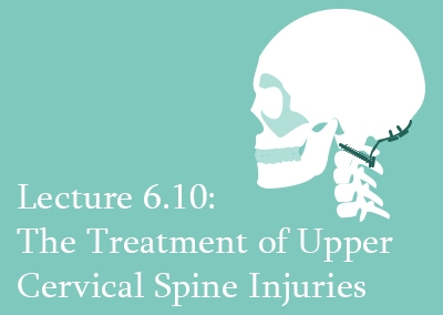 6.10 The Treatment of Upper Cervical Spine Injuries
