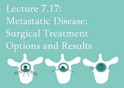 7.17 Metastatic Disease: Surgical Treatment Options and Results