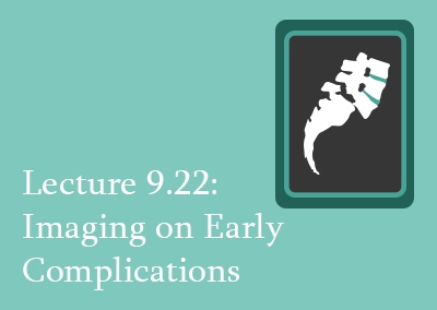 9.22 Imaging of Early Complications