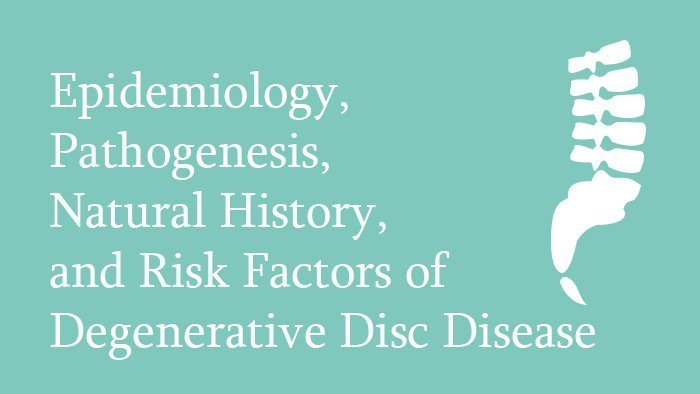 Epidemiology of Degenerative Disc Disease - Spine Surgery Lecture - Thumbnail
