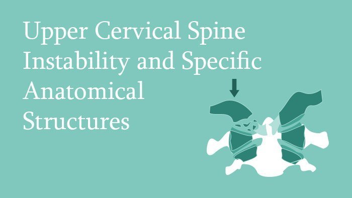 Upper Cervical Spine Instability Lecture Thumbnail