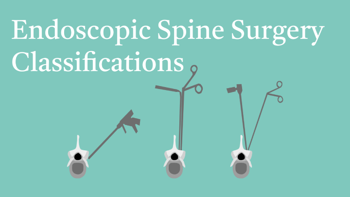 Endoscopic Spine Surgery Classifications Lecture