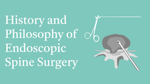 10.1 History and Philosophy of Endoscopic Spine Surgery